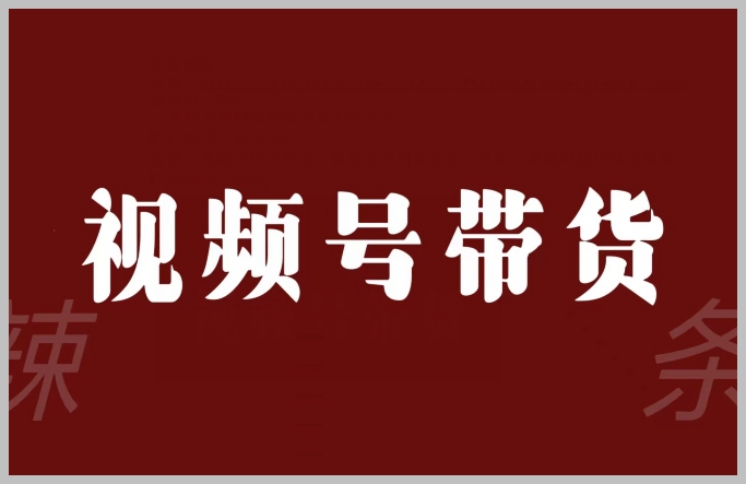 视频号带货联盟,赚信息差的带货钱,只需手机随时随地都可以做!