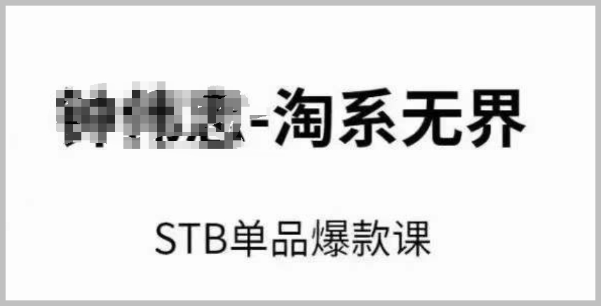 淘宝无界STB单品爆款课（2024），付费带动免费的核心逻辑，万相台无界关键词推广精准人群的核心