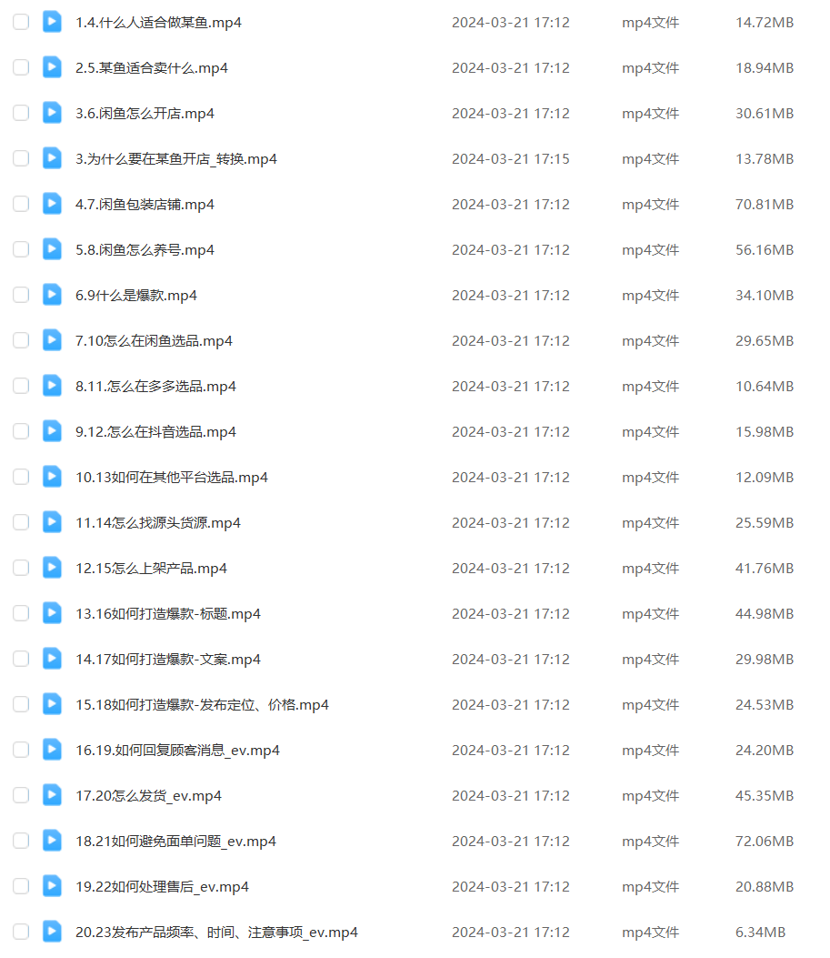 全方位电商实战课：闲鱼抖音运营全攻略，高效管理全体系