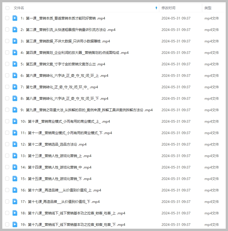 2024年5月版老A营销训练营：从实战出发，深掘营销本质