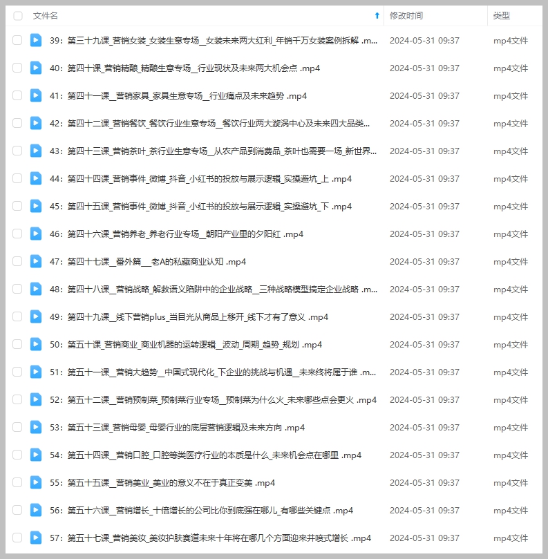 2024年5月版老A营销训练营：从实战出发，深掘营销本质