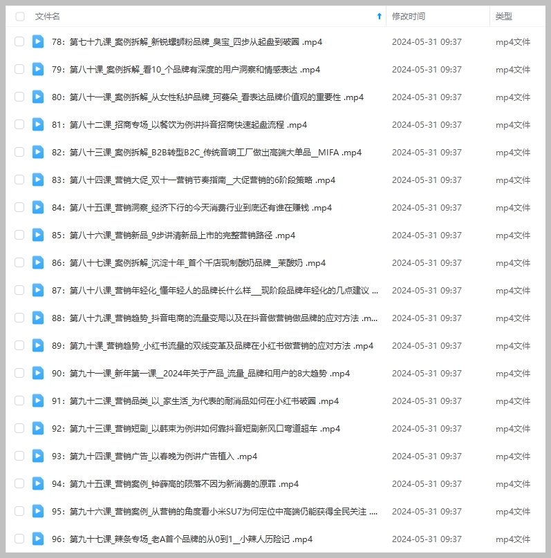 2024年5月版老A营销训练营：从实战出发，深掘营销本质