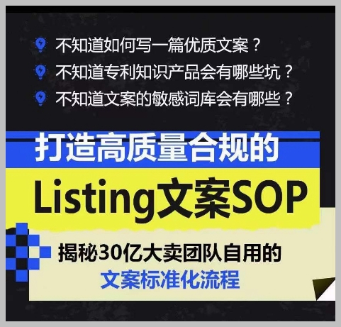 亚马逊文案标准化：打造高质量合规的Listing文案SOP