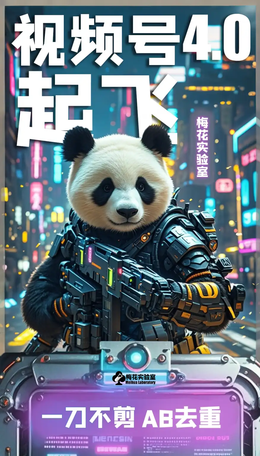 视频号连怼黑科技来了！梅花实验室4.0版玩法技巧，一键AB破解版助你快速起飞！