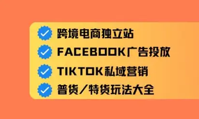 跨境电商独立站+全域流量，Aron老师教你撬动全球订单