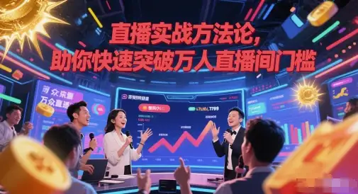 直播小白必看!万人场观方法论,照着做流量蹭蹭涨