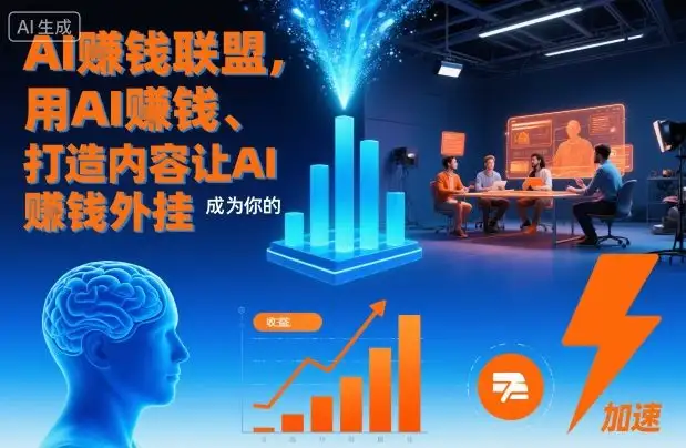 AI赚钱联盟揭秘！用AI打造内容矩阵，实现躺赚收入