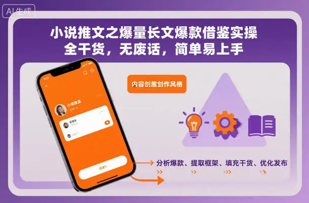 小说推文爆款实战！长文借鉴全流程，干货直达轻松变现