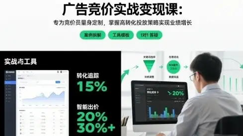 告别无效投放!专为竞价员定制的实战课,掌握核心策略,实现高效变现